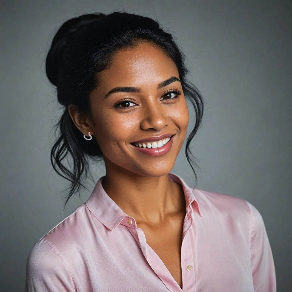 Zilveren hart oorbellen - Victoria Valenza