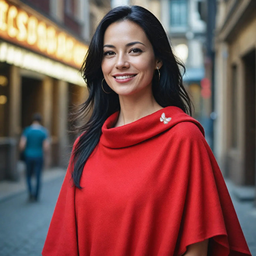 Goudkleurige vlinder broche met parelmoer en zirkonia stenen  Victoria Valenza