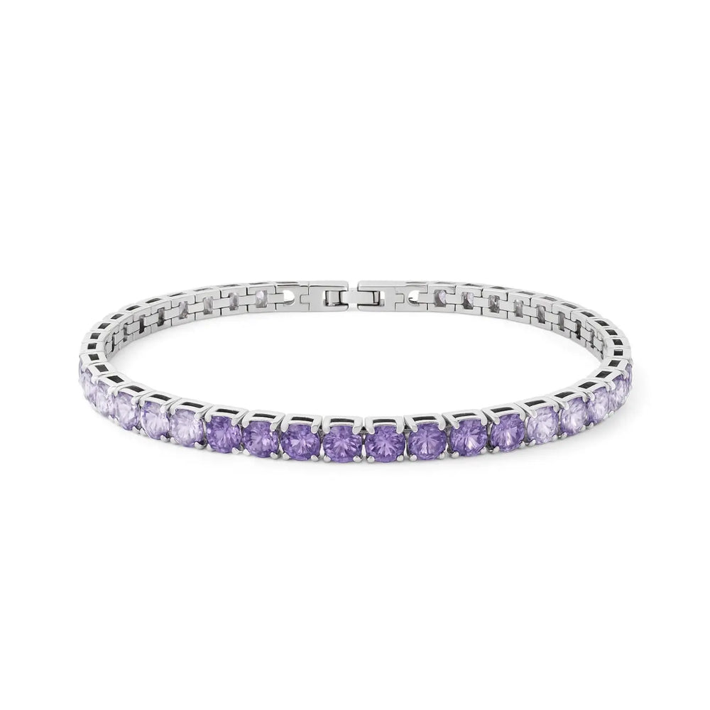 
                      
                        RVS tennis armband met turquoiseblauwe en witte zirkonia stenen (kopie)  Victoria Valenza
                      
                    