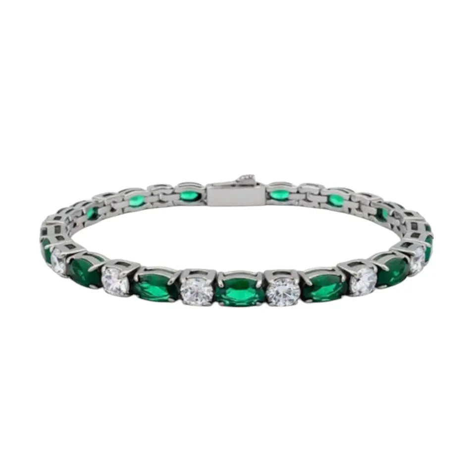 
                      
                        RVS tennis armband met paarse en witte zirkonia stenen (kopie)  Victoria Valenza
                      
                    