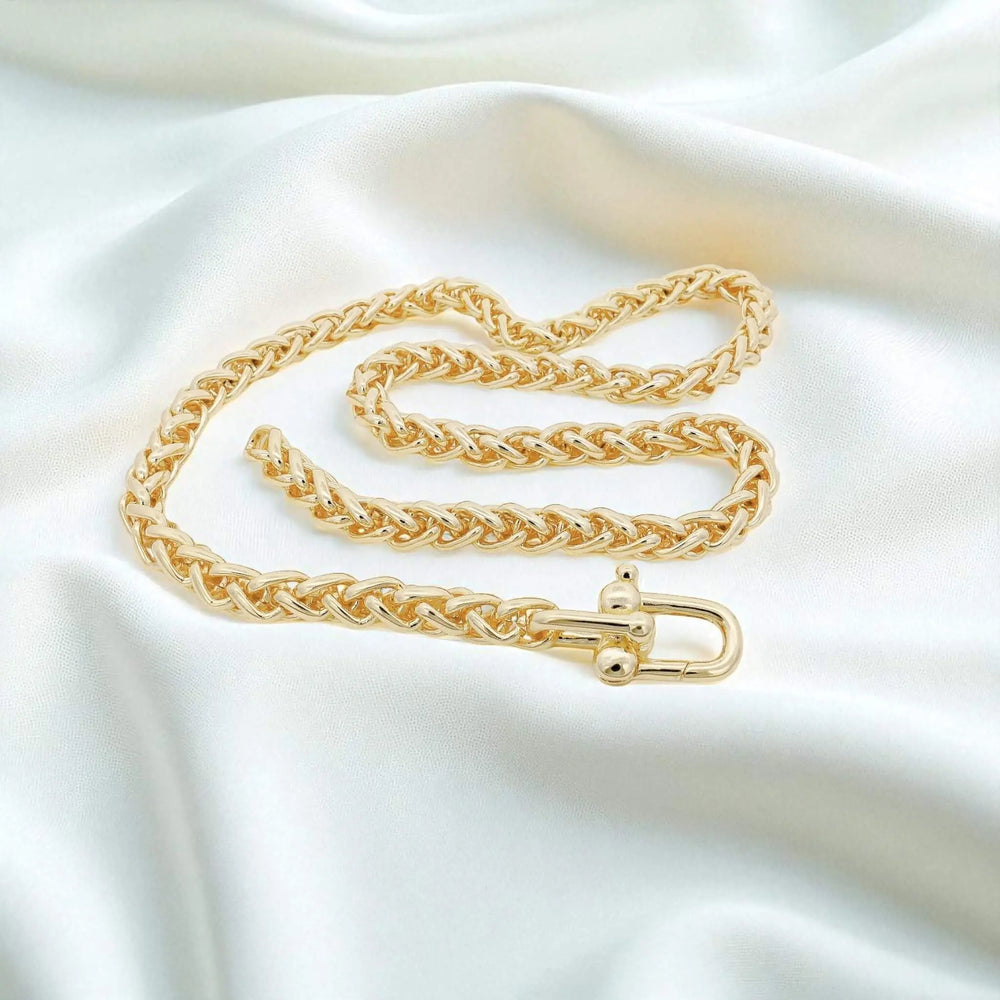 
                      
                        Goudkleurige vossenstaart collier  Victoria Valenza
                      
                    