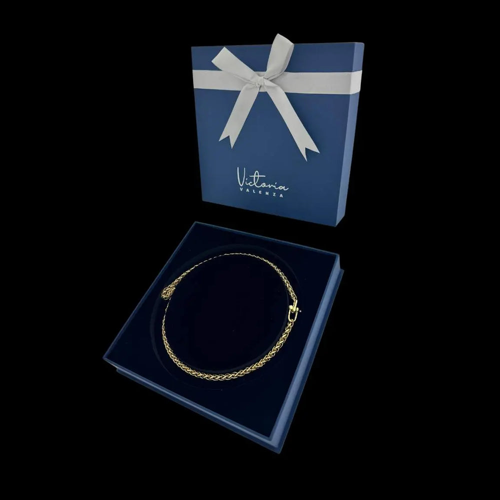 
                      
                        Goudkleurige vossenstaart collier  Victoria Valenza
                      
                    