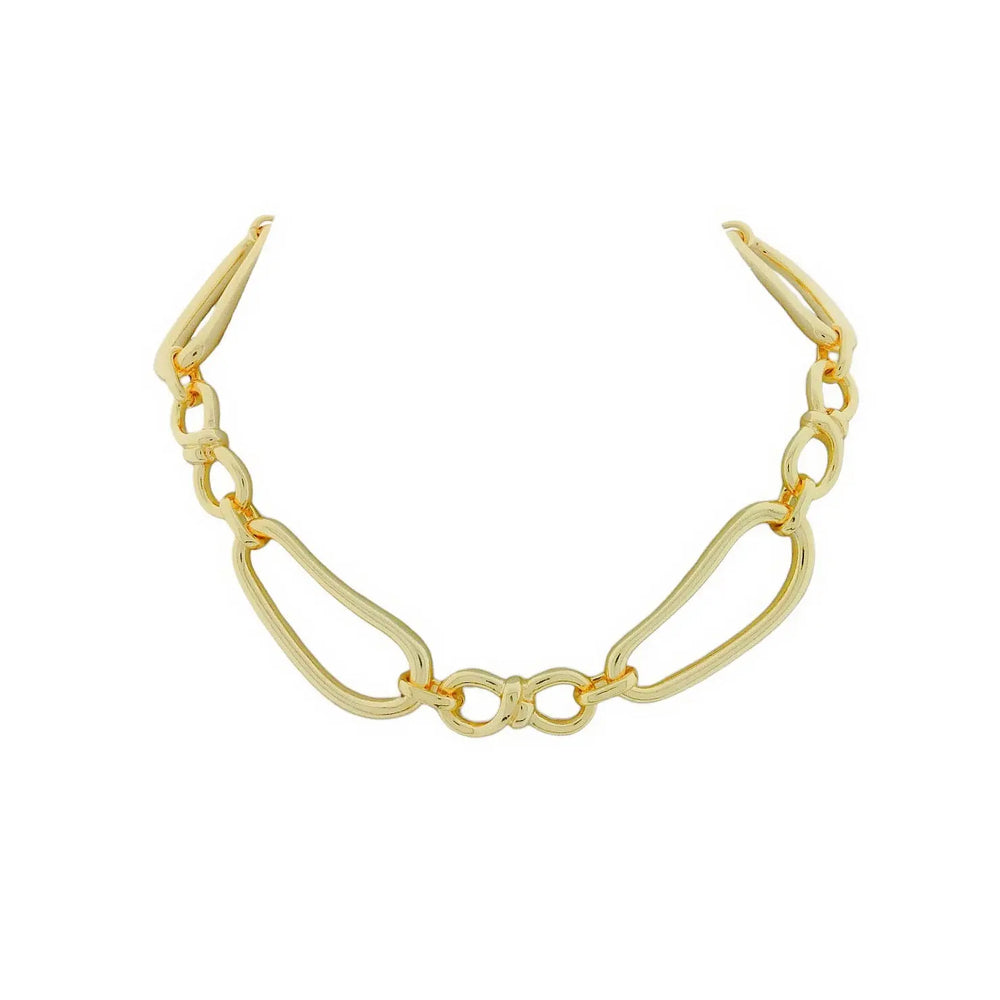 
                      
                        Goudkleurige open design collier  Victoria Valenza
                      
                    