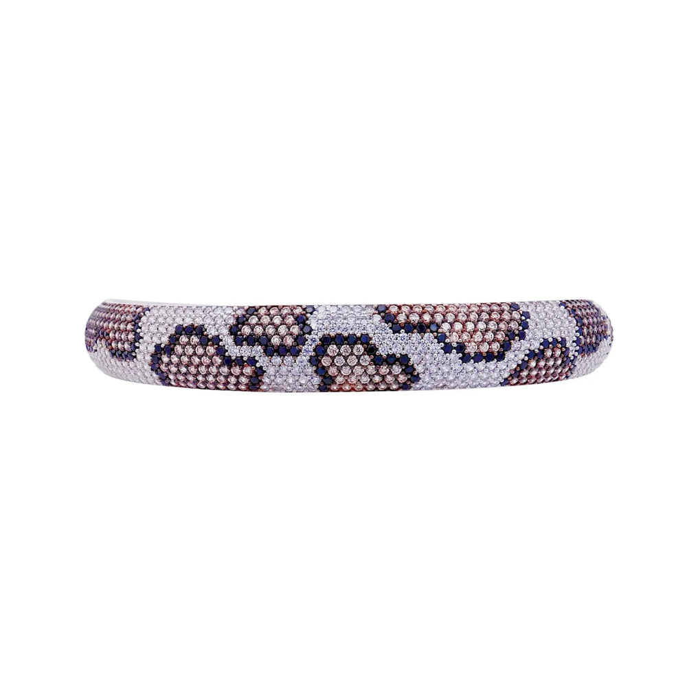 
                      
                        Zilveren Leopard armband met multicolour zirkonia stenen  Victoria Valenza
                      
                    