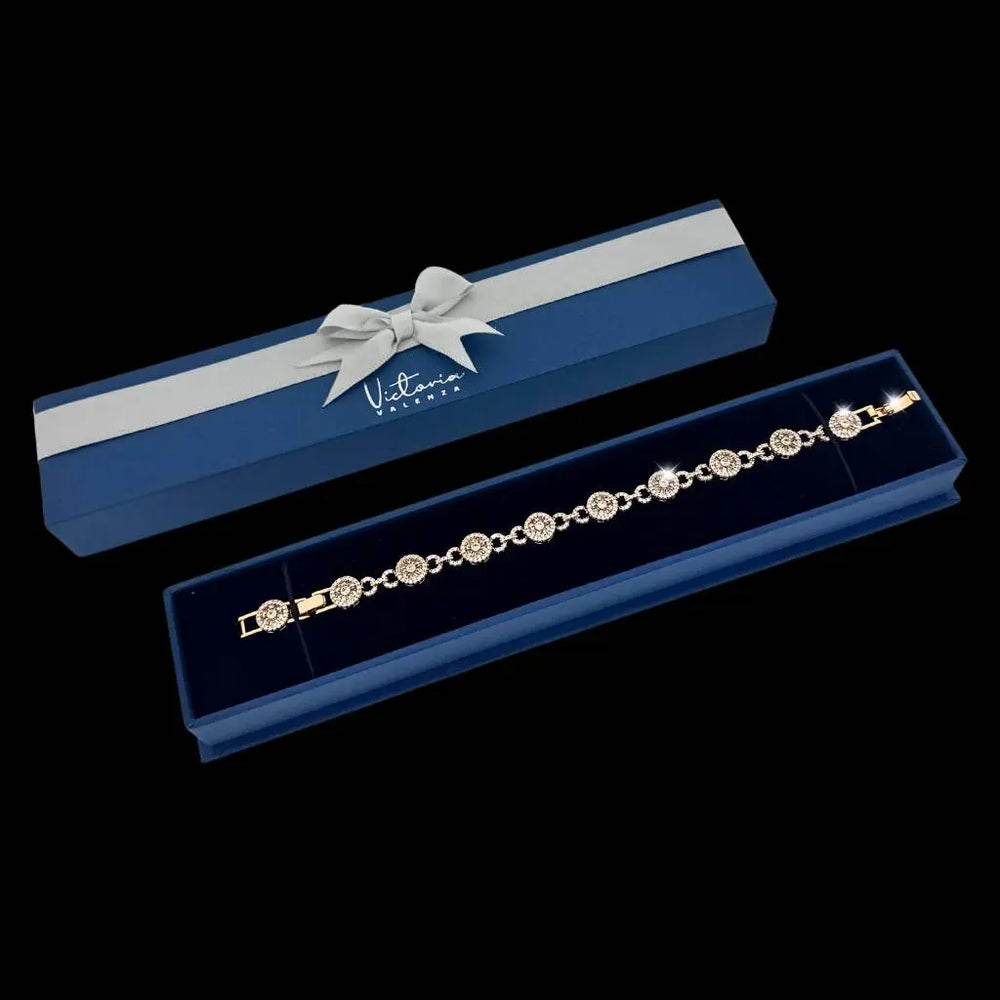 
                      
                        Roségoudkleurige armband met zirkonia stenen  Victoria Valenza
                      
                    