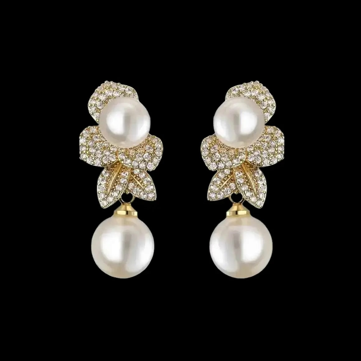 Parel Oorbellen 925 Sterling Zilver Voor Vrouwen Wit Parel Oorbellen 925 Sterling Zilver Voor Vrouwen Wit