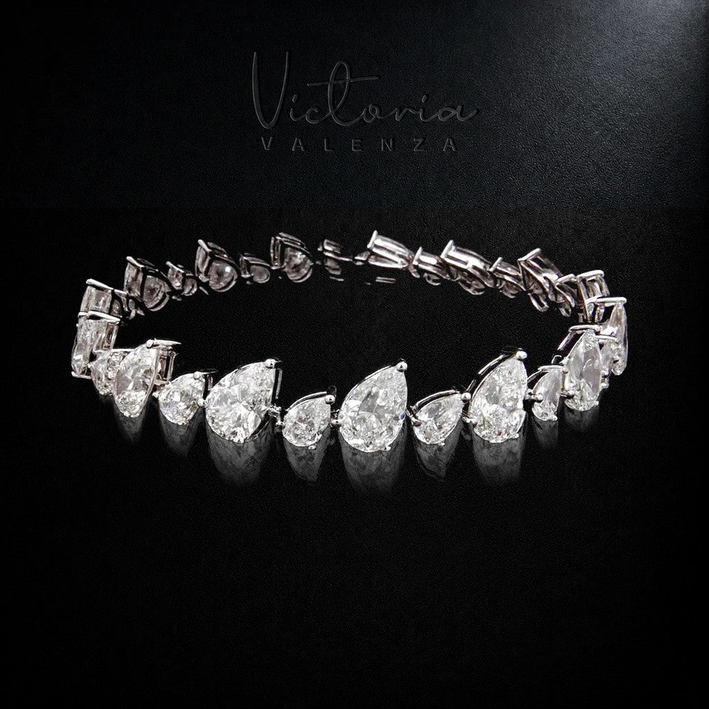 925 Sterling Zilveren Tennisarmband met Zirkonia Stenen | Victoria Valenza